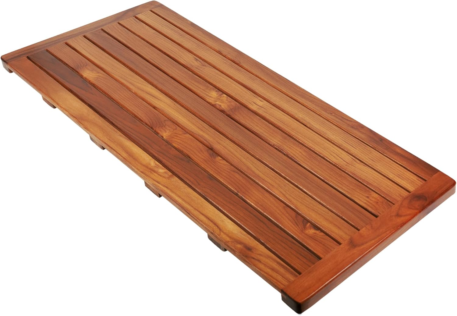 Utoplike (24"x18") Teak Wood Bath Mat, Shower Mats for Bathroom, Large for Spa Home or Outdoor